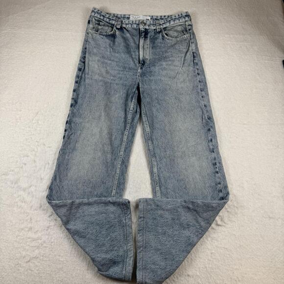 rag & bone Denim - Rag & Bone Jeans Womens Size 28 Blue High Rise Straight Light Wash Cotton Denim